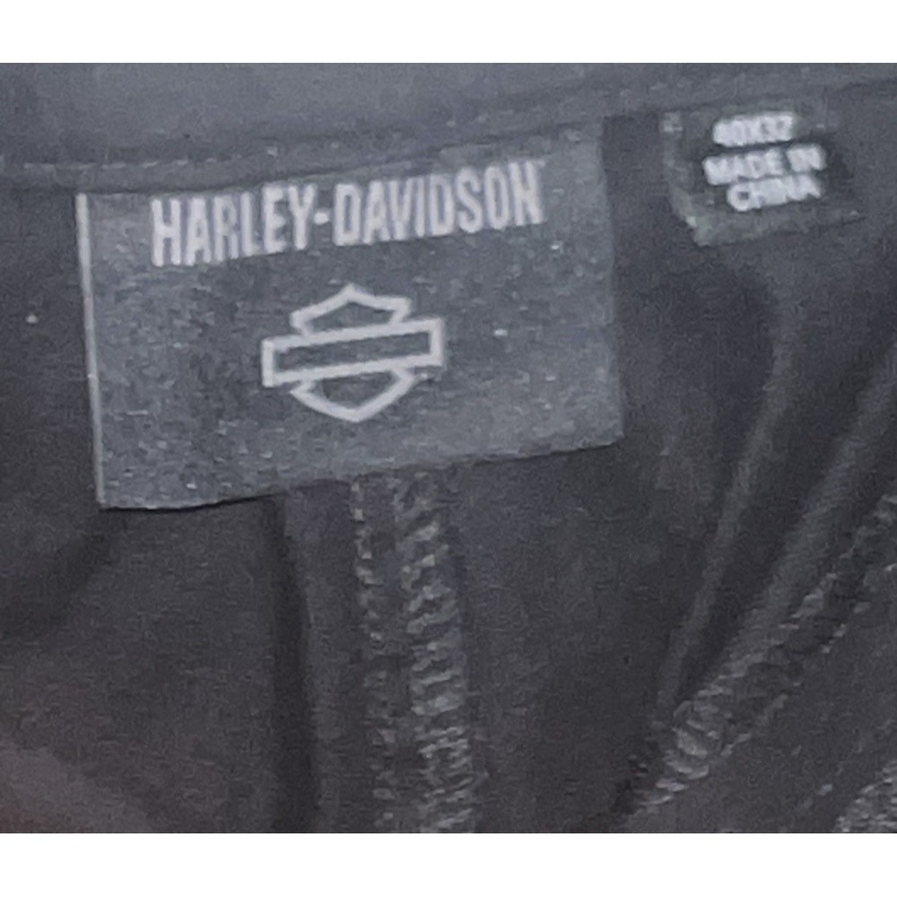 Harley Davidson The Trooper Pants Mens 40x32 Black Cargo Pockets Biker Rider